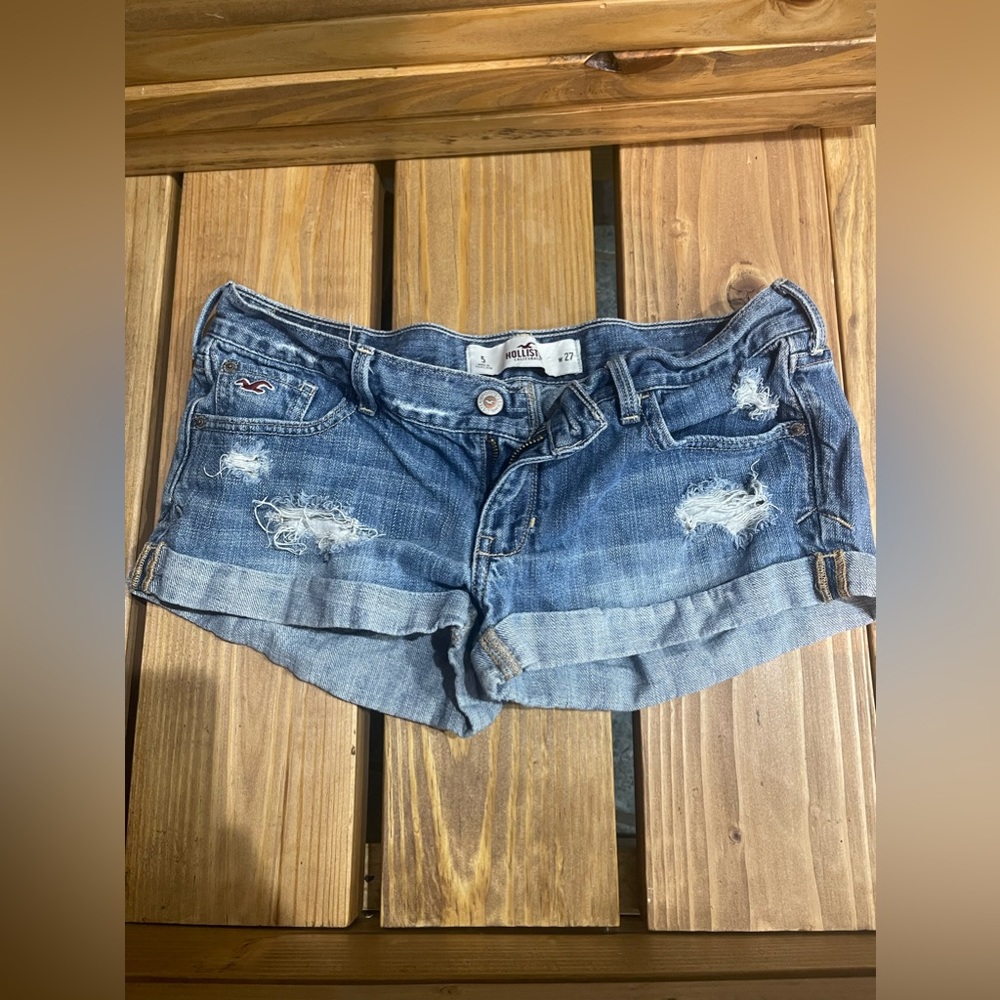 Hollister Blue Denim Shorts